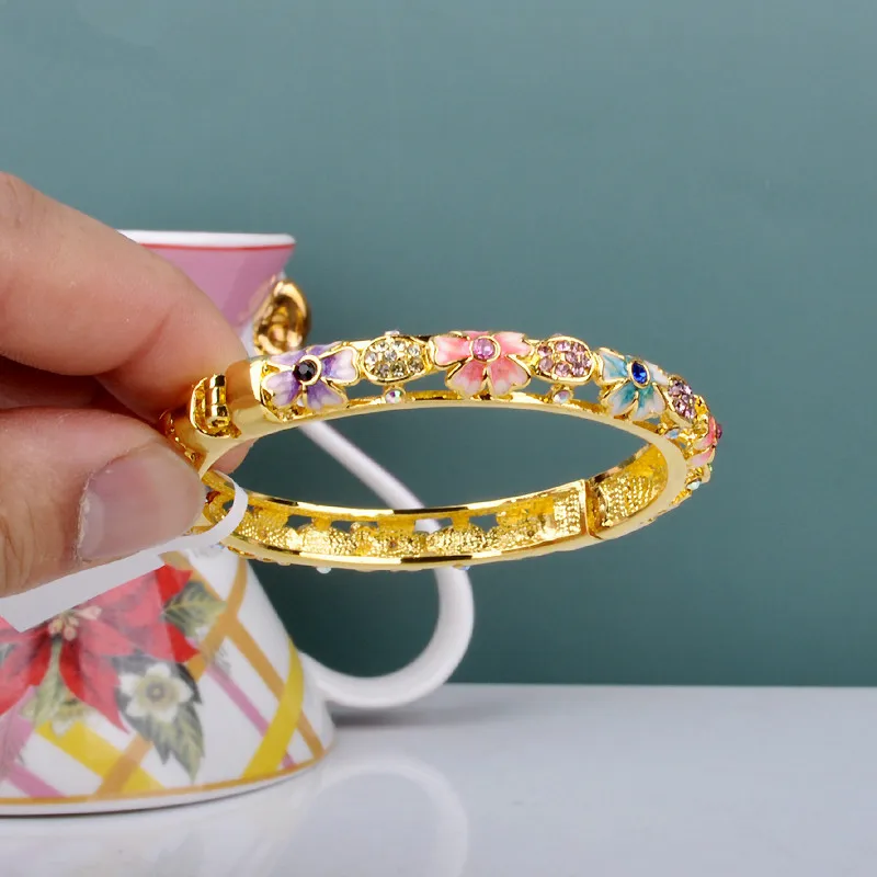 Красивый модный подарок, Пекин, cloisonne браслет, новые полые кристаллы