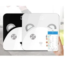 Детские весы, весы для тела, весы для жиров, напольный электронный светодиодный цифровой весы для ванной, Bluetooth приложение, подходит для Android