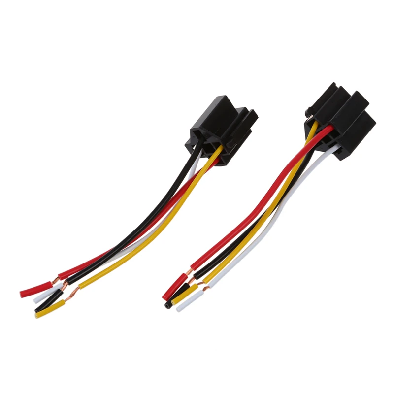 

Promotion! 2 x Car Relay Automotive Relay 12V 40A 4 Pin Wire with 5 outlets NEW