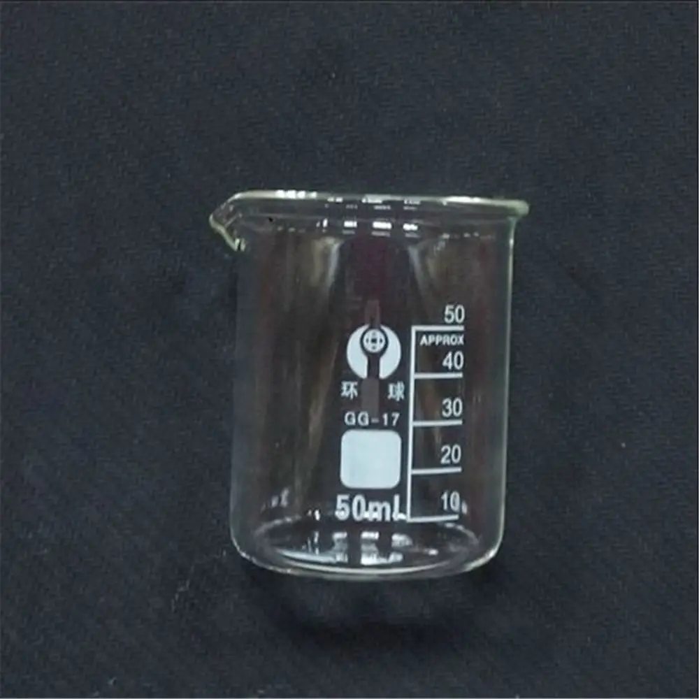 Borosilicate Glass Beaker 5/10/50/100ml High Borosilicate Thickened Measuring Cup Chemical Laboratory Supplies