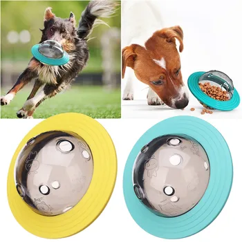

Pet Dog Fun Bowl Feeder Dog Cat Feeding Toys Pets Leakage Food Ball Pet Training Exercise Sting Resistant Toy Fun Bowl Friendly