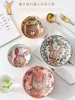Cartoon Rice Bowl Household Rice Small Bowl Brown Bear Noodle Bowl Creative Children's Ceramic Rice Bowl Kitchen Accessories 3