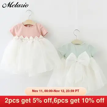 

Melario Baby Girl Dresses 2020 Baby Girl Birthday Party Tutu Dresses for Toddlers Princess Clothes 1 Year Girls Baptism Clothing