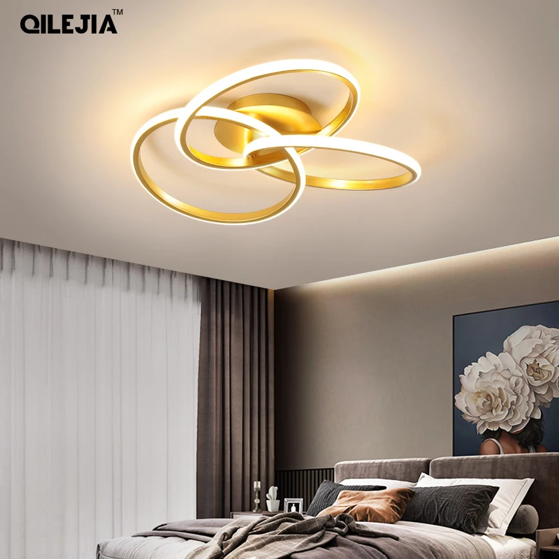 Bedroom lamp Nordic simple ceiling lamp romantic children's room lamp personality  modern ceiling lamp with remote control
