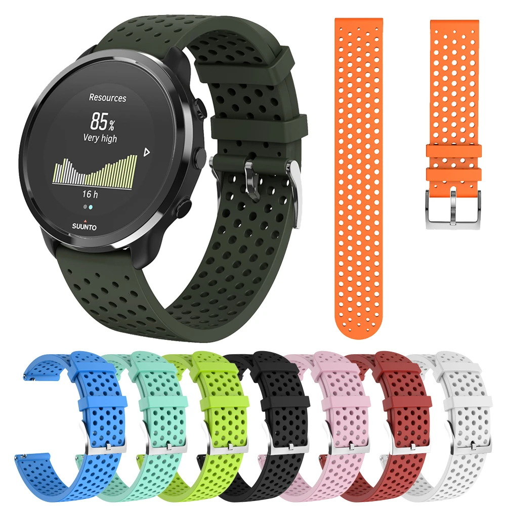 20MM SILICONE STRAP For SUUNTO 3 Fitness Smart Watch Band Watchband Sport  Replacement Wristband for SUUNTO3 Accessories|Watchbands| - AliExpress