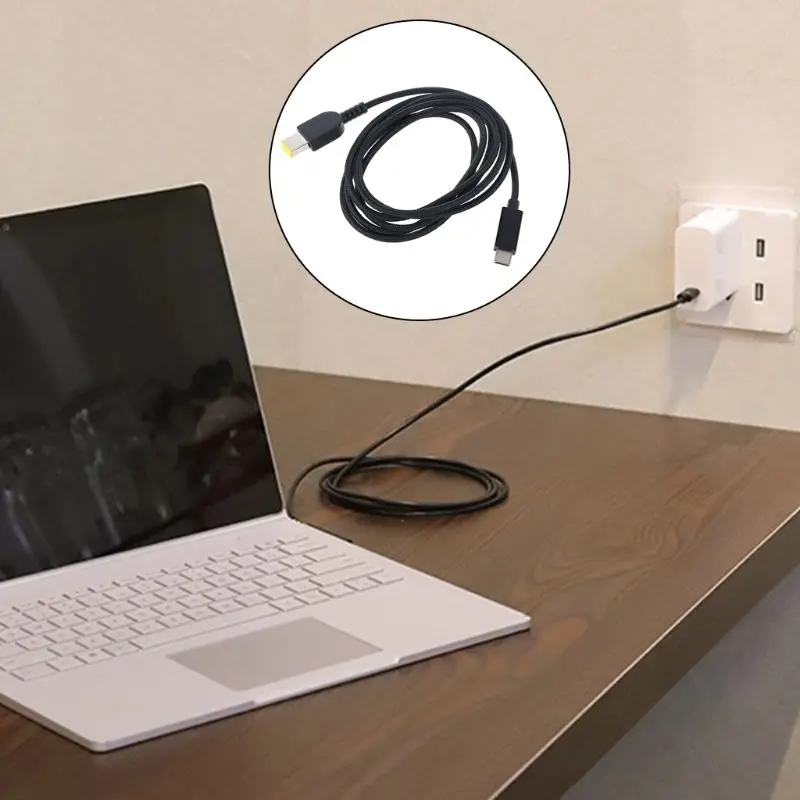 USB C Тип C зарядное устройство адаптер тканый зарядный кабель шнур для LEnovo ThinkPad X1 аксессуары