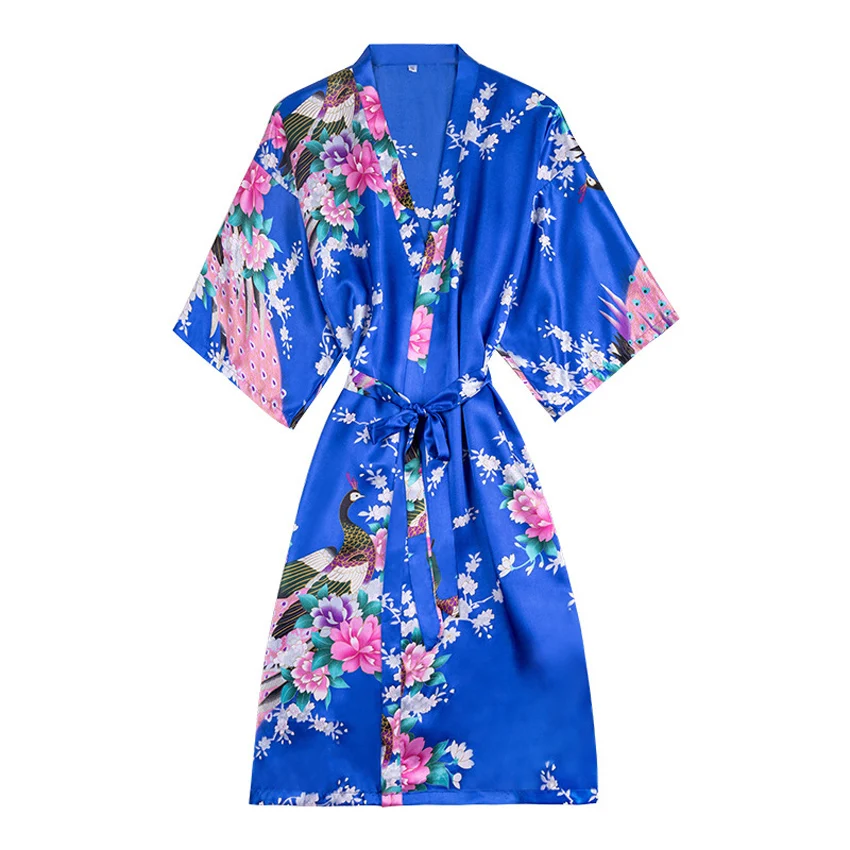 Короткий стиль асаин японский стиль кимоно юката платье хаори женщина ночная одежда для сна купальный халат восточные китайские шелковые пижамы