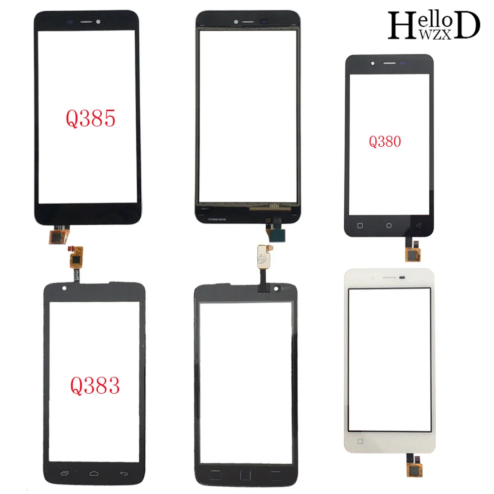 

Mobile Touch Screen For Micromax Q380 Q383 Canvas Spark 3 Q385 TouchScreen Digitizer Panel Front Glass Sensor 3M Glue Wipes