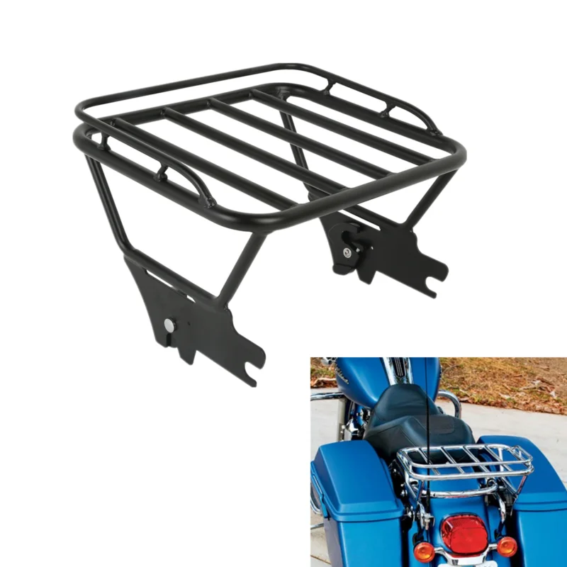 Двухместная багажная стойка для мотоцикла Harley Touring Road King Electra Street Glide 1997 2008|luggage rack
