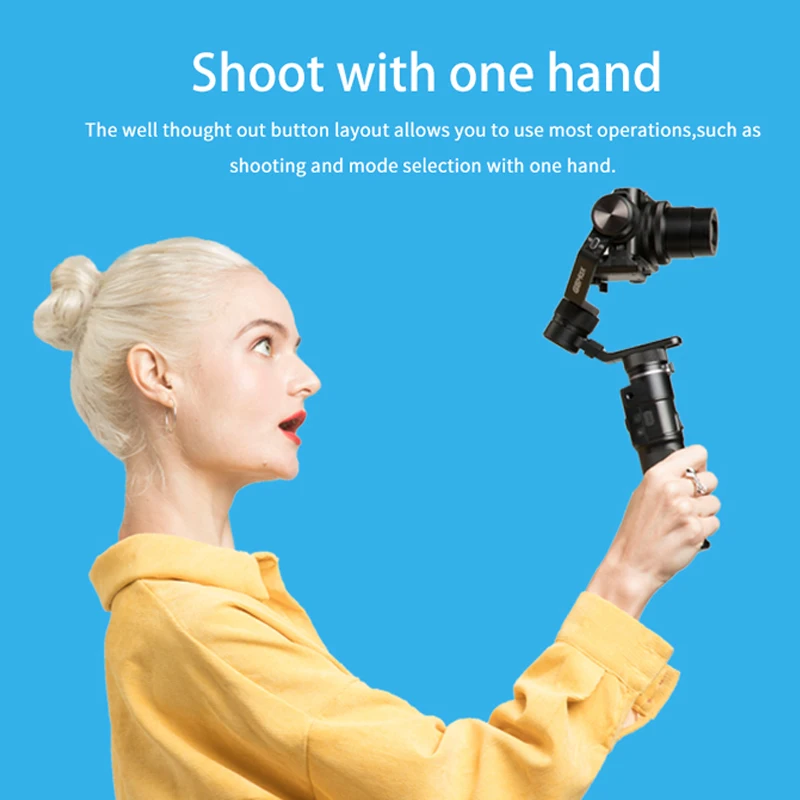 Ручной карданный стабилизатор Feiyutech G6 Max Feiyu AK2000C для экшн Камеры Gopro hero DJI Osmo sony a6000