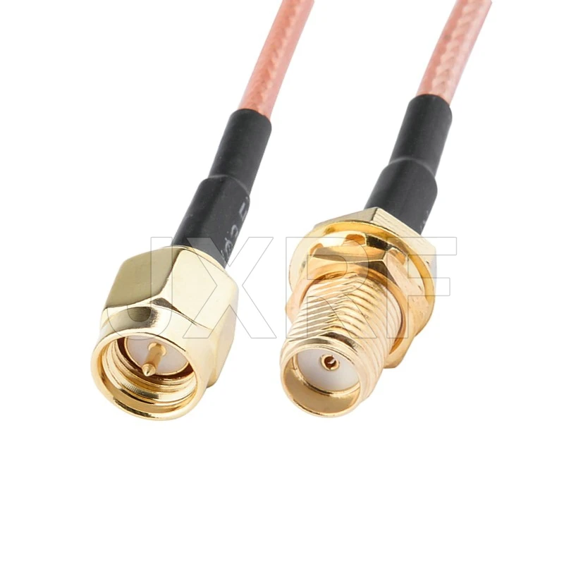 Cable Coaxial RF RG316, Conector SMA Macho A RCA Macho - Para Audio/video Y Radiofrecuencia