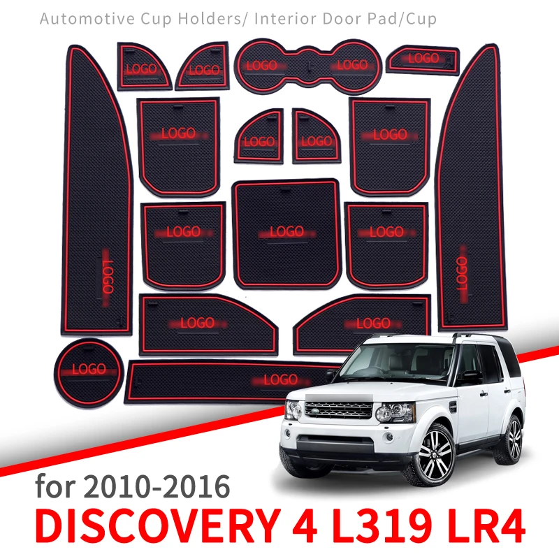 Автомобильный нескользящий коврик для ворот и чашек Discovery 4 5 2010 ~ 2019 LR4 LR5 L319 L462