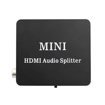 

HDMI Extractor Splitter HDMI to HDMI SPDIF L/R 3.5mm Audio Video Converter with Usb Cable