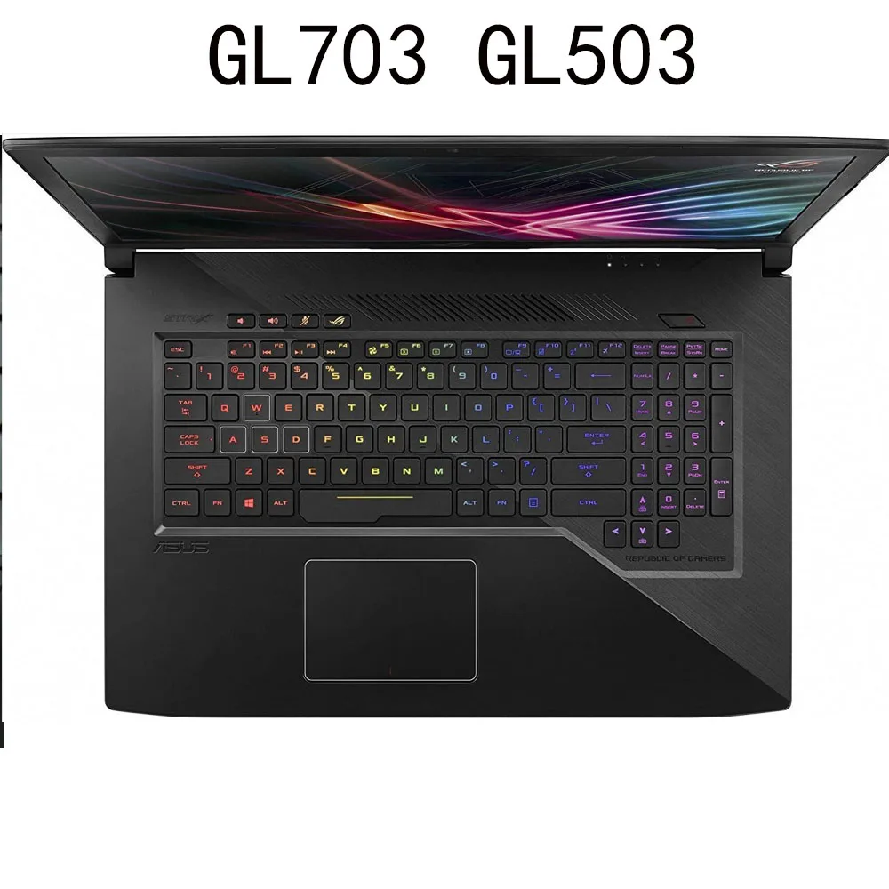 17 3 15 6 дюйм чехол для клавиатуры совместимый с ASUS ROG STRIX GL703VD GL704 GL503VD FX503VD игровой