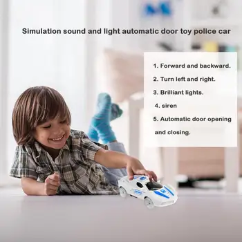 

Light Sound Electronic Alarm Car Model Improve Self-Care Ability for Happiness Kids Plastic Simulation Vehicle Toy Gifts