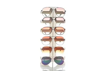

Jewelry Organizer Stand 6Pair Plastic Sunglasses And Nearsighted Glasses Display Frame Eyeglass Glasses Frame Rack Display MJ919