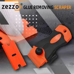 Zezzo®Kit de raclage de colle, outil multi usages, anti rayures, Film autocollant automobile, outil de nettoyage, couteau pelle 