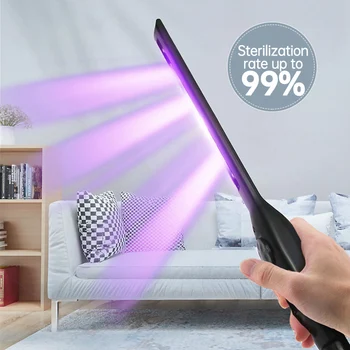 

Household UVC Disinfection Stick LED Sterilizer Wand UV Germicidal Lamp Germs Bacteria Killer Disinfection Light DA