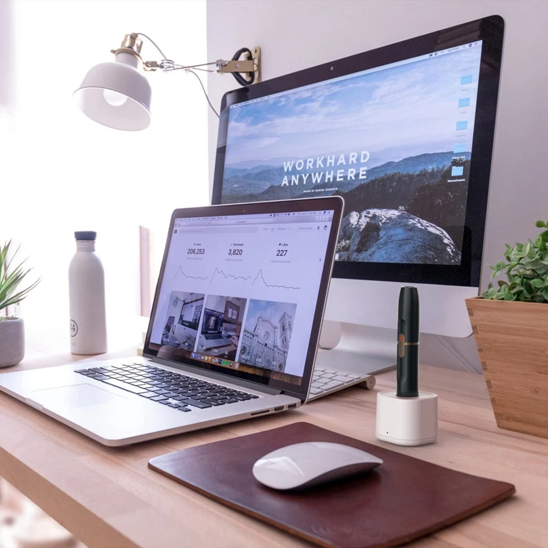 Электронная сигарета USB зарядные устройства подставка для IQOS Pod с Micro-USB кабель с индикатором светильник
