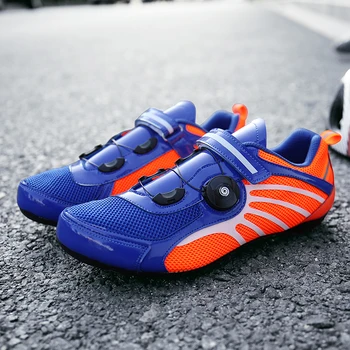 

2020 Unisex Upline Road Cycling Shoes Men Road Bike Shoes Ultralight Bicycle Sneakers Self-locking Professional Breathable Red