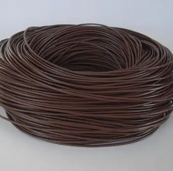 

Mixed Black Coffee brown 2mm real wax Round COW Genuine Leather Cord jtu4 Bracelet Necklace Cord DIY fg5df