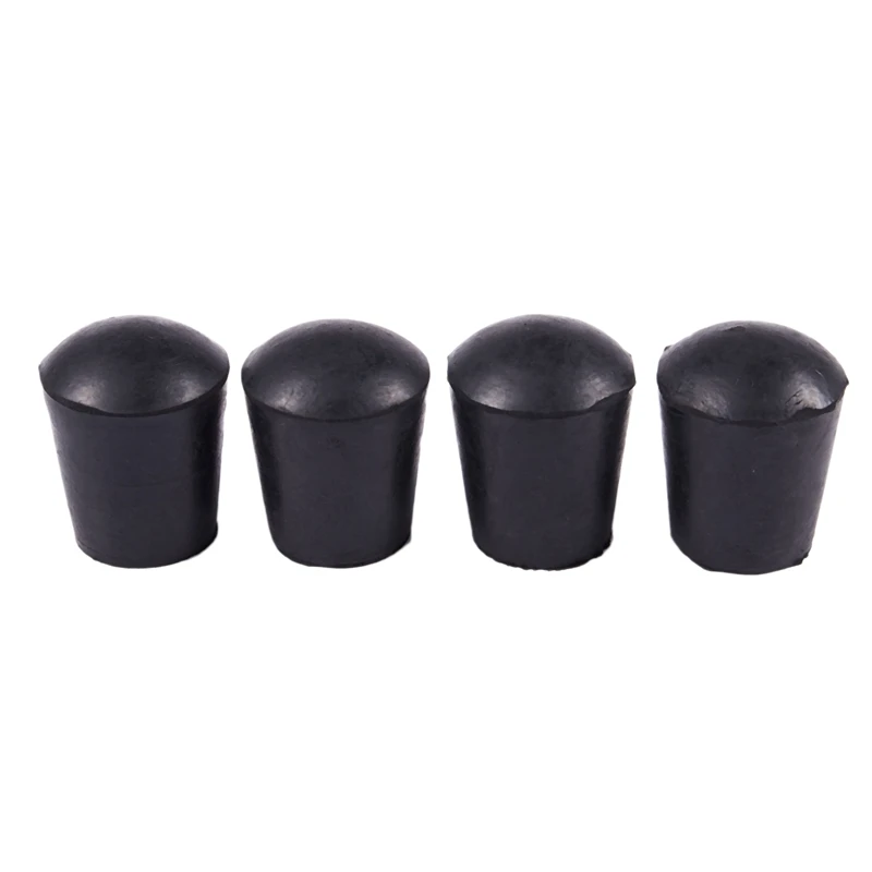 

4 pcs 16mm Round Rubber Foot Caps Pipe Caps Protective Caps Chair Caps