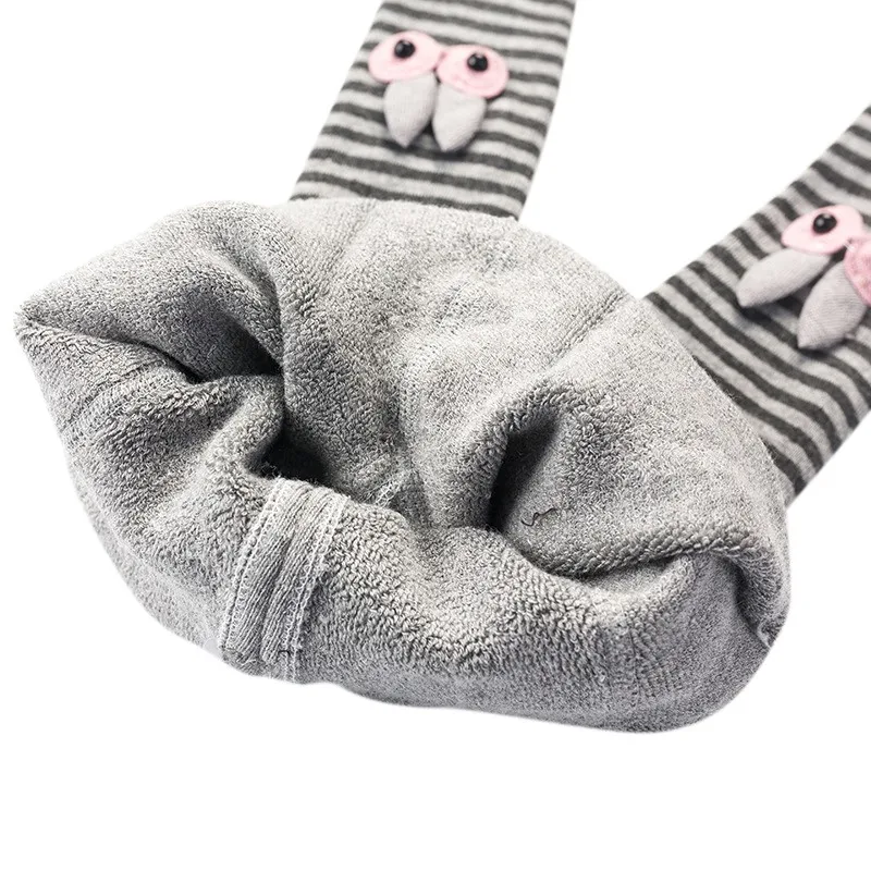Детские GirlsKnitted кролика, штаны-леггинсы милые детские осенние теплые штаны для детей Детские штаны, одежда с эластичной резинкой на талии для 0-4Yer