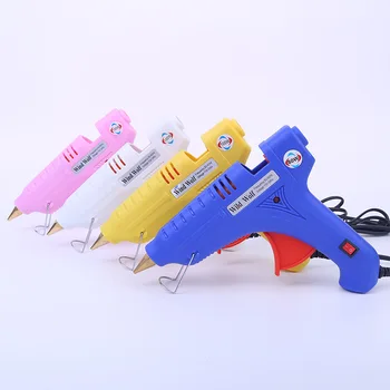 

Household Hot Melt Adhesive Copper Nozzle Glue Gun 60W-100W, Used for DIY Handmade, with Switch Indicator and Bracket