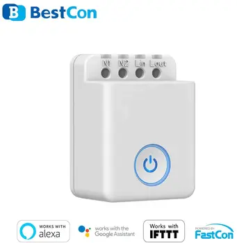 

BroadLink Bestcon MCB1 DIY Smart Switch Interruptor Wifi APP Remote Control Support Alexa Google Home Mini Smart Home Domotica