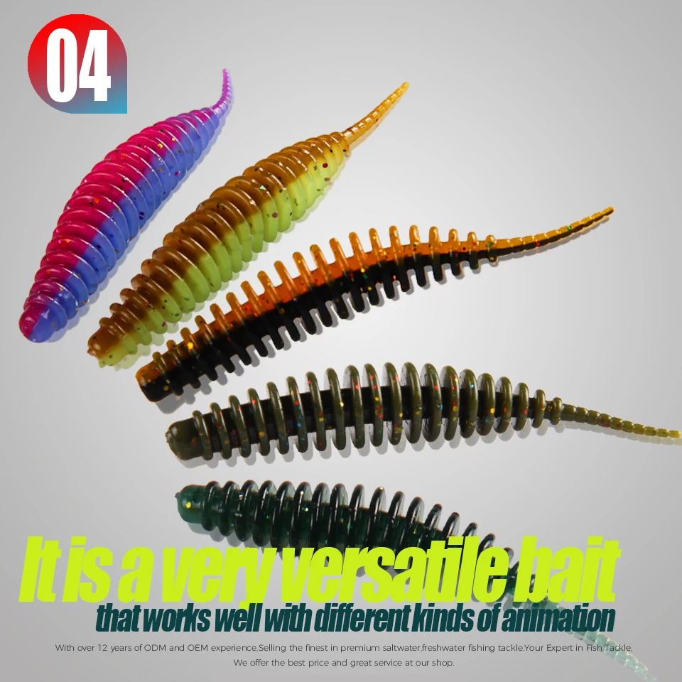 BEARKING TANTA Fishing Lures 5cm 6.5cm Artificial Baits Wobblers Soft Lures  Shad Carp Silicone Fishing Soft Baits Tackle