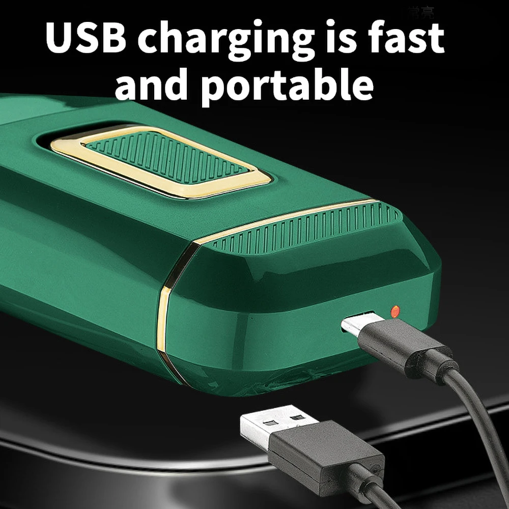 Cabeça do Agregado Km-2031 de Aço Inoxidável Malha Cortador Familiar Recarregável Lavagem Reciprocating Navalha Barbearia Barbeador Elétrico Usb 4 do agregado familiar usb recarregável lavagem reciprocating