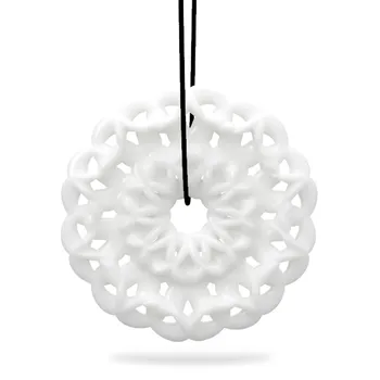 

Pendant Decoration 3D Printed Jewelry Circle Elegant Modeling Pendant Jewelry Necklace Accessories