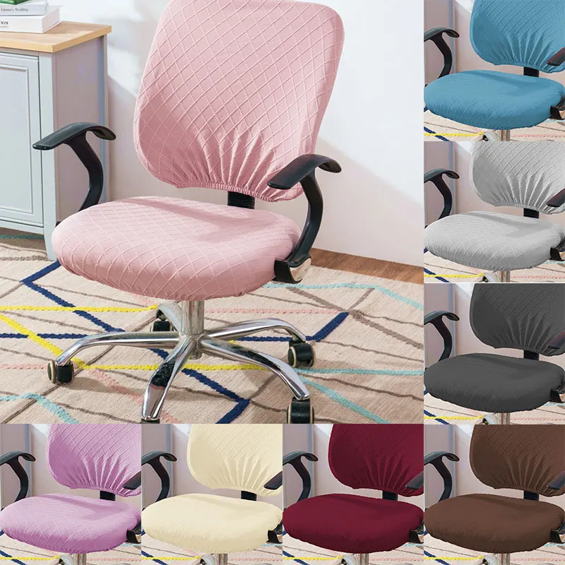Universal Spandex Office Chair Covers Elastic Seat Cover Rotating Lift