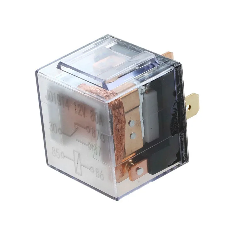 

Automobile Relay 12 V/24 V 80A/4-Foot/5-Foot Large Current/Waterproof Transparent Electric Relay Normally Open