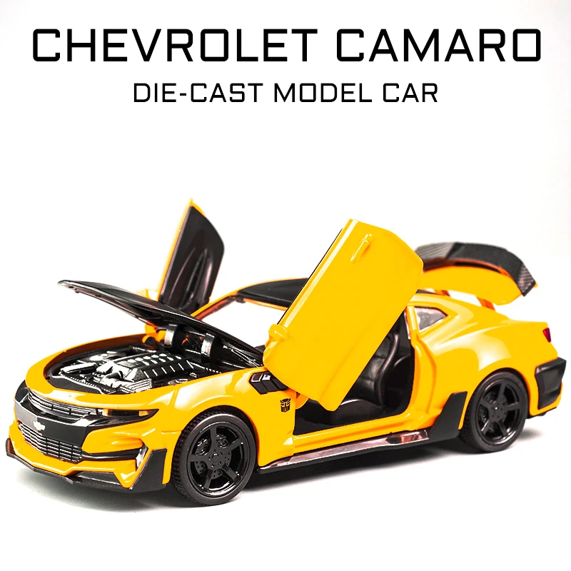 

2020New 5 Style Chevrolet Camaro 1:32 Model Car Decoration Trimming Simulation Alloy Car Pull Back Car Model