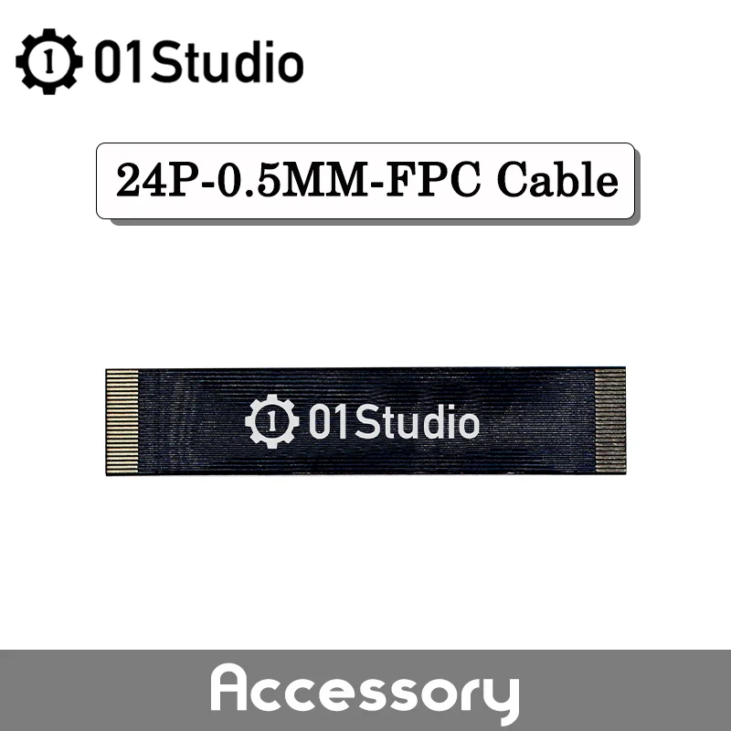 

01Studio 24P 0.5mm FPC Cable K210 Camera Module LCD Same Side 6cm 20cm
