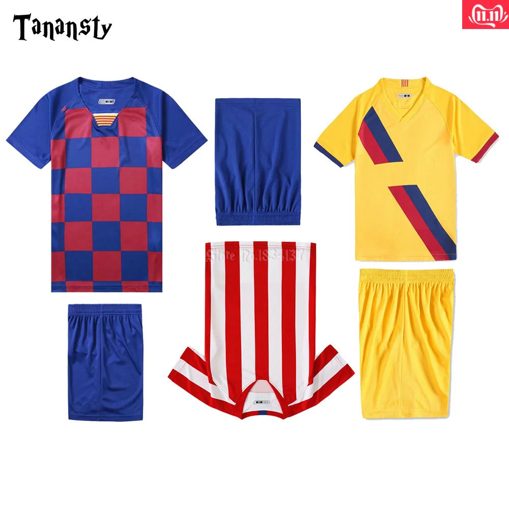 Детская Футбольная форма для клуба Survetement Customize Soccer Jersey set футбольная