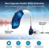 2025 Best Mini Rechargeable Bluetooth BTE Hearing Aids Adjustable Tone Sound Amplifier Portable Deaf Elderly digital Hearing Aid 4