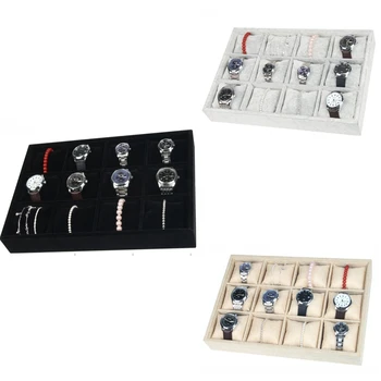 

New Jewelry Tray Jewellery Storage Box Watch Holder Necklace Ring Earrings Pendant Display Organizer Series