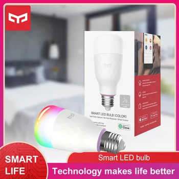 

Yeelight Smart LED Bulb Colorful 10W E27 Lemon Xiomi Smart Lamp For Mi Home App White/RGB Option with HomeKit