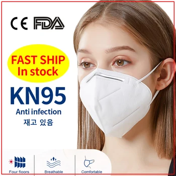 

face-maskswashable-and-reusable-cloth Nonwove 4 Layer Ply Filter mouth Face filter safe Breathable dustproof Protective#71