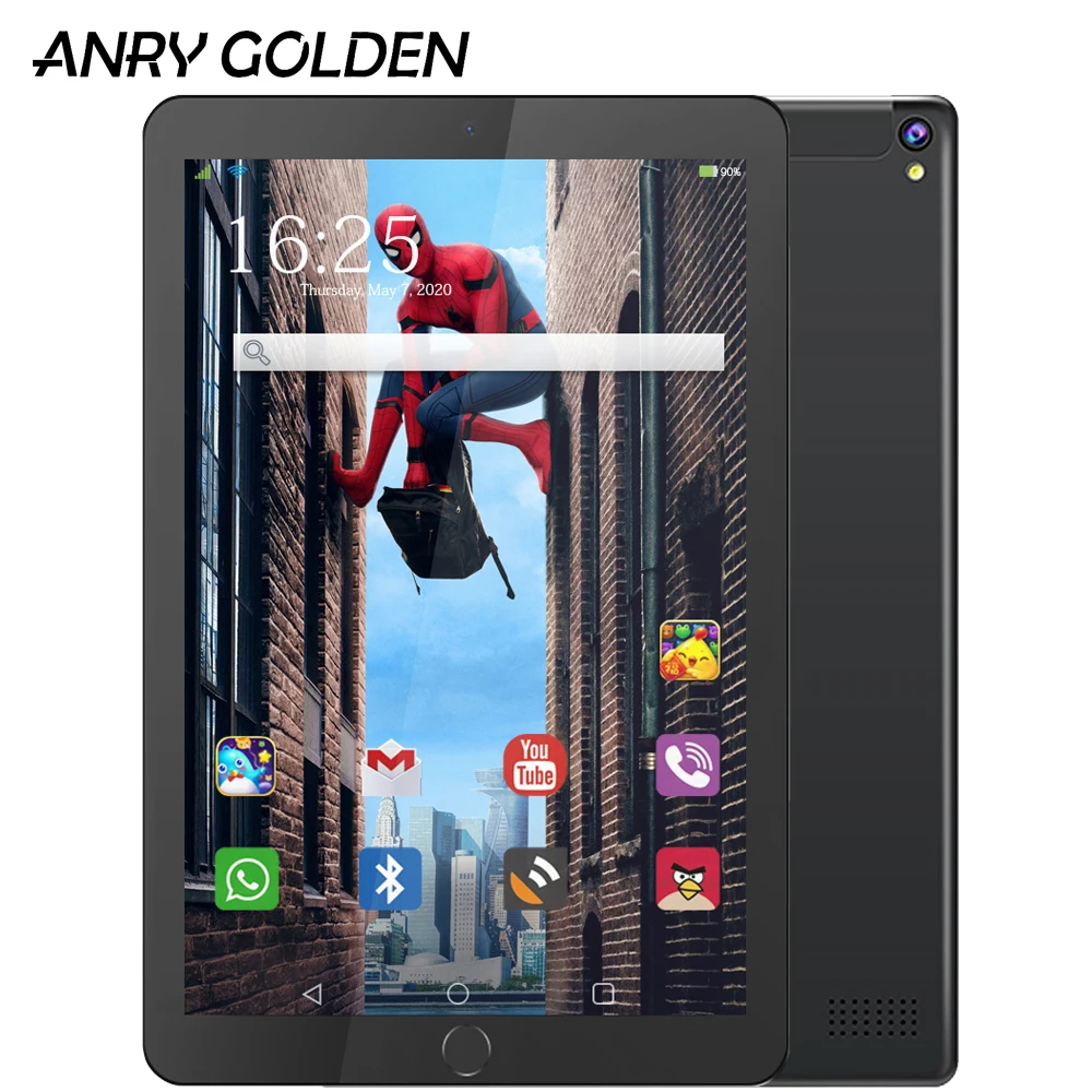 ANRY 10 дюймов Wifi планшет Android 7 0 MTK6580 четырехъядерный 1280x800 IPS планшетный ПК RAM 1 Гб ROM 16