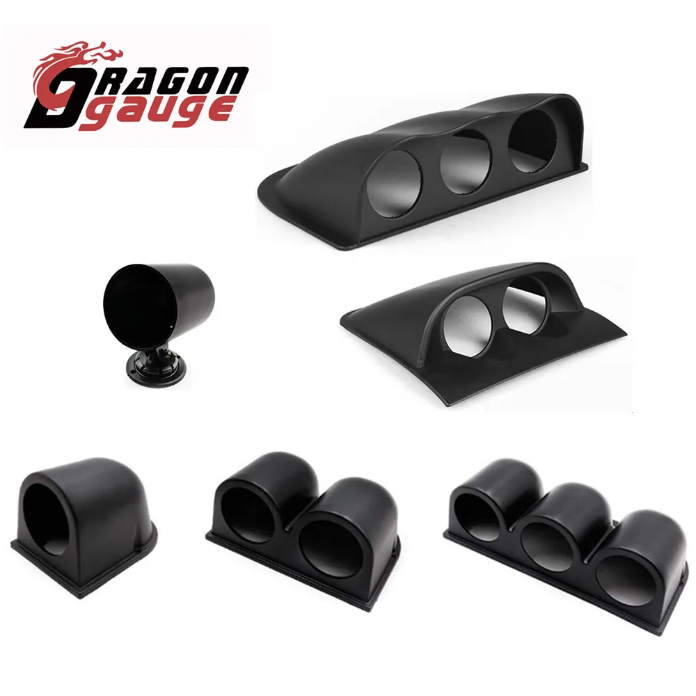 "Dragon 」 2 Pollici 52Mm Universal Racing Dash Board Car Gauge Pod Nero Singolo Doppio Triplo Car Gauge Holder Gauge Cup