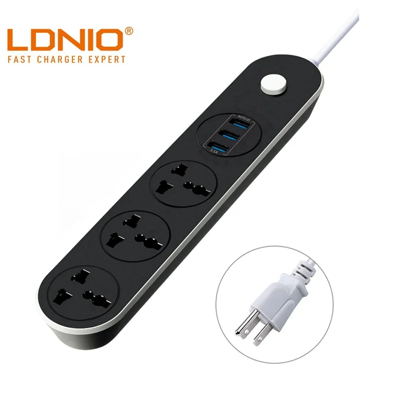LDNIO с 3 портами (стандарт Порты и разъёмы 5V 3.1A Зарядное устройство адаптеры для сим