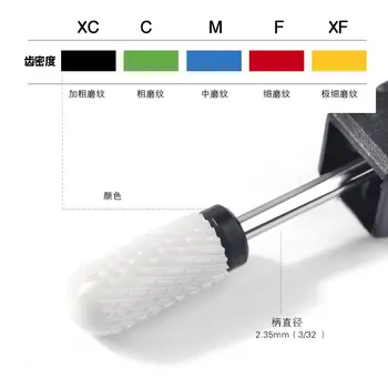 

Nail Drill Bit Electric Nail Sander Tip Ceramic Nail Cutter Nail Drill Equipment Tools Manicure Milling Cutters