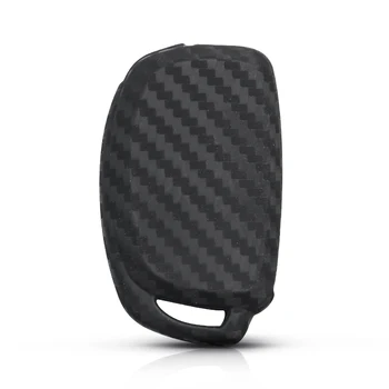 Cover chiave telecomando per Hyundai i25 ix35 Sonata 2017 2018 2019 - KEYYOU custodia portachiavi in Silicone a 4 pulsanti per Hyundai i25 ix35 Sonata 2017 2018