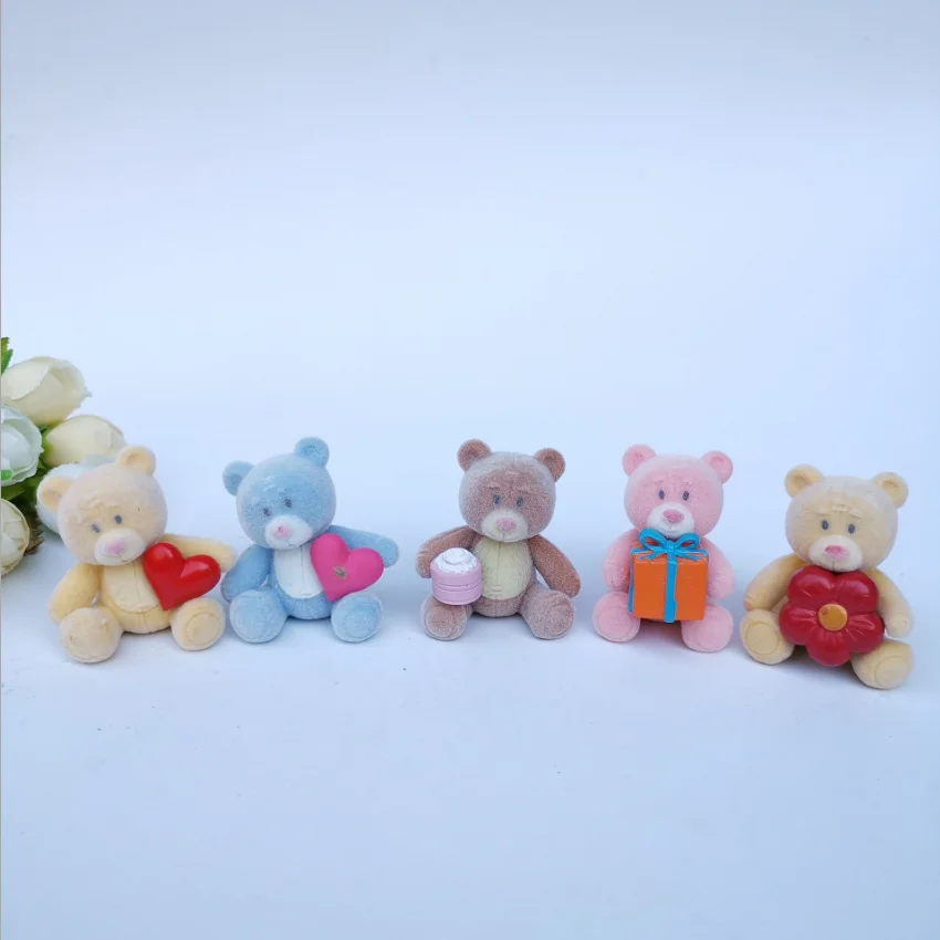 20 шт./лот мультфильм аниме peluches мини бархат медведь кукла 4 см плюшевые животные детские игрушки подарок на день рождения для детей Капсульная кукла