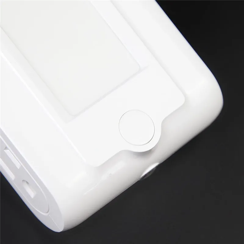 Wall Mount Charger 2 USB Ports and 4 AC Outlets Charging Station LED Night Light with Phone Holder Lamparas 40DEC1007