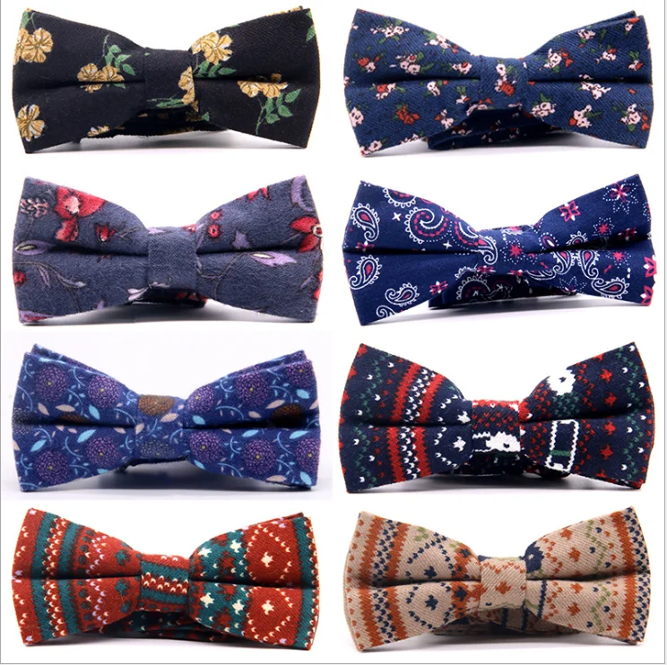 

New men's bow tie adult cotton bow tie