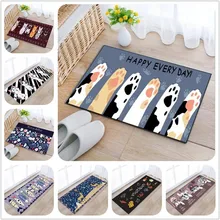 Милые кошачьи когти 3D коврики с принтом ванная комната нескользящий Туалет абсорбирующие ковры напольные коврики кухня маслостойкая Подушка для спальни